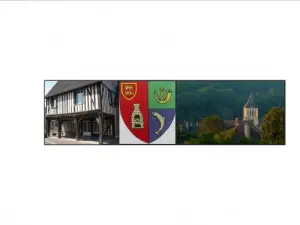 LaFerrière-sur-Risle村庄：它的锻造，它的徽章和教堂