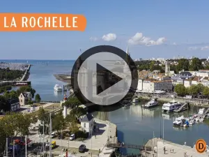 空から見た La Rochelle