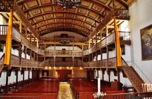 The interior of Notre-Dame church