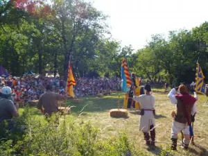 El verano Larzac a La Cavalerie - ​​Gran campamento medieval