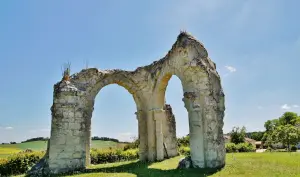 Grésignac, rovine della vecchia chiesa di Saint-Jean