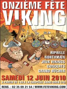 Affiche de la fête Viking