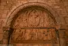 Tympanum of the Notre-Dame church (© Charlène Jorandon)