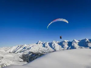 Les Aravis à vol d'oiseau