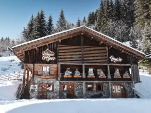 Le Hameau des Alpes in winter