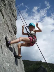 Climbing in gole Agnielles - La Faurie