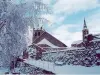 The church in winter