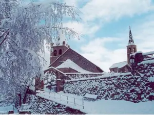 The church in winter