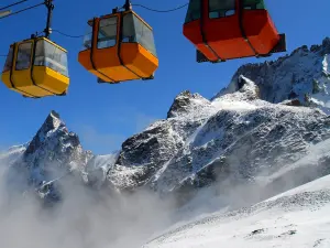 Teleféricos dos Glaciares Meije (© David Leguen)