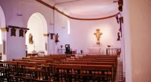 El interior de la iglesia