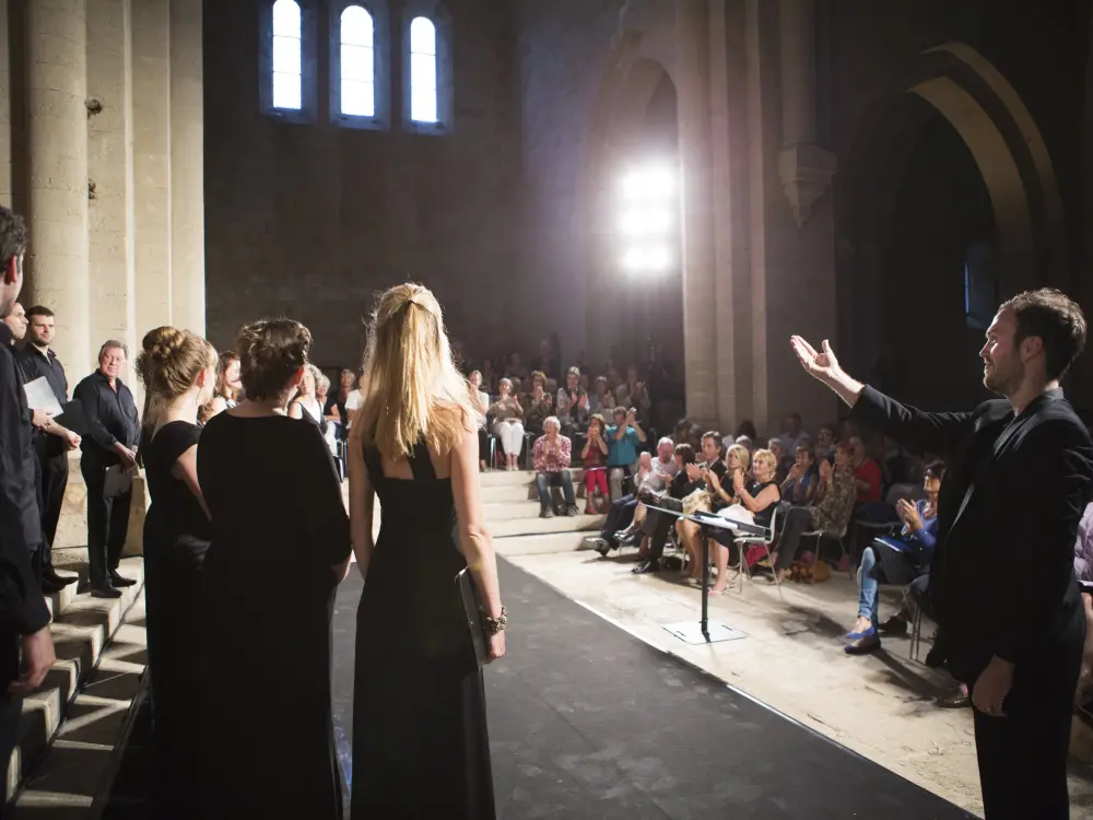 La Roque-d'Anthéron - Conciertos Voces de Abbey Silvacane Silvacane