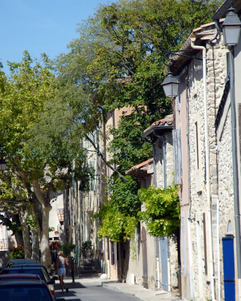 La Roque-d'Anthéron - Une rue du village