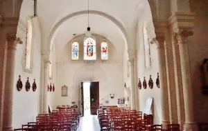 Dentro da igreja de Saint-André