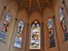 Interior, de, Saint-Thyrs, igreja