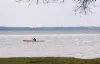 Canoe on the Moutchic lake