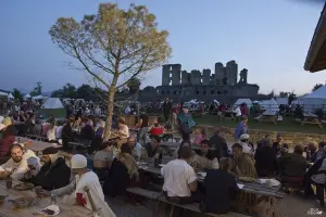 Meal at the Medieval Days in September