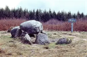 PierreCourcoulée的Dolmen（©J.E）