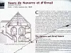 Informatie over de torens van Navarra en Orval (© Jean Espirat)