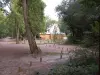 Larchant - Arrivée à l'auberge de la Dame Jouanne depuis le GR13