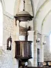 Pulpit of the church of Larret (© JE)