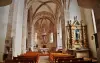 The interior of the Saint-Jacques church