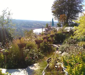 ヴィシーの高みにあるHurleventsの庭園