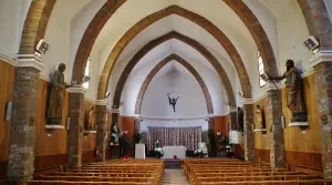 Interieur van de kerk