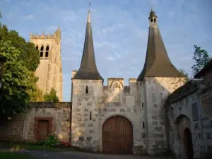medieval abbey entrance
