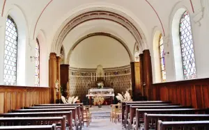 Inside the chapel of La Chaudeau