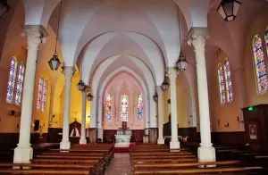 Interior of St. Charles Church