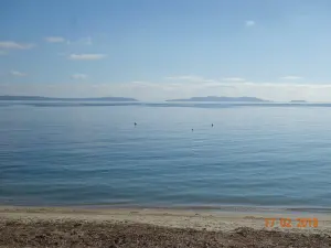 The beach in February