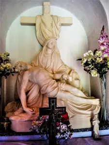 Pietà, na capela Notre-Dame de Pitié (© JE)