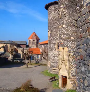 Das Schloss der Abtei beim Kloster