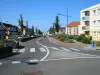 Le boulevard d'Arras vers le centre ville