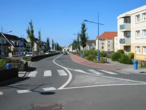 El bulevar del centro de Arras