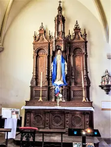 Altare della Vergine - Chiesa di Tholy (© JE)