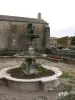 Old fountain near the church