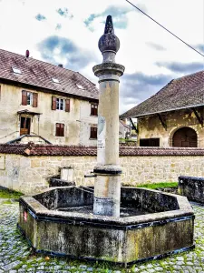 Fontaine sur la place centrale (© J.E)