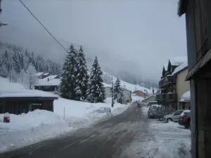 Lélex in snow