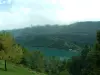 Vista do lago Aiguebelette