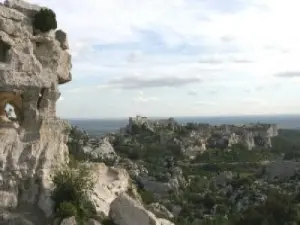 Les Baux-de-Provence, recipiente de piedra