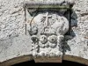 Chave de lintel - Porta lateral da igreja de Les Bréseux (© J.E)