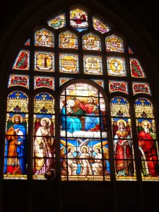 Olonne-sur-Mer - Glasfenster in der Kirche Notre-Dame de l'Assomption