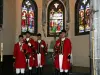 The trumpeters in Saint Hubert