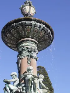 Brunnen Details Rathaus