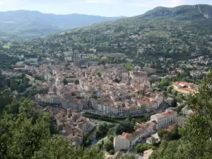 Vue sur la ville de Lodève