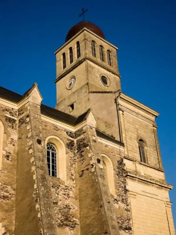 Église Saint-Aubin - Monument à Loire-Authion