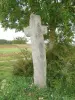 Kruisbeeld La croix de pierre - Monument in Longuevillette