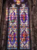 Stained glass window of the choir (© J.E)