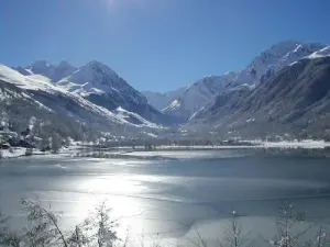 Lac en hiver